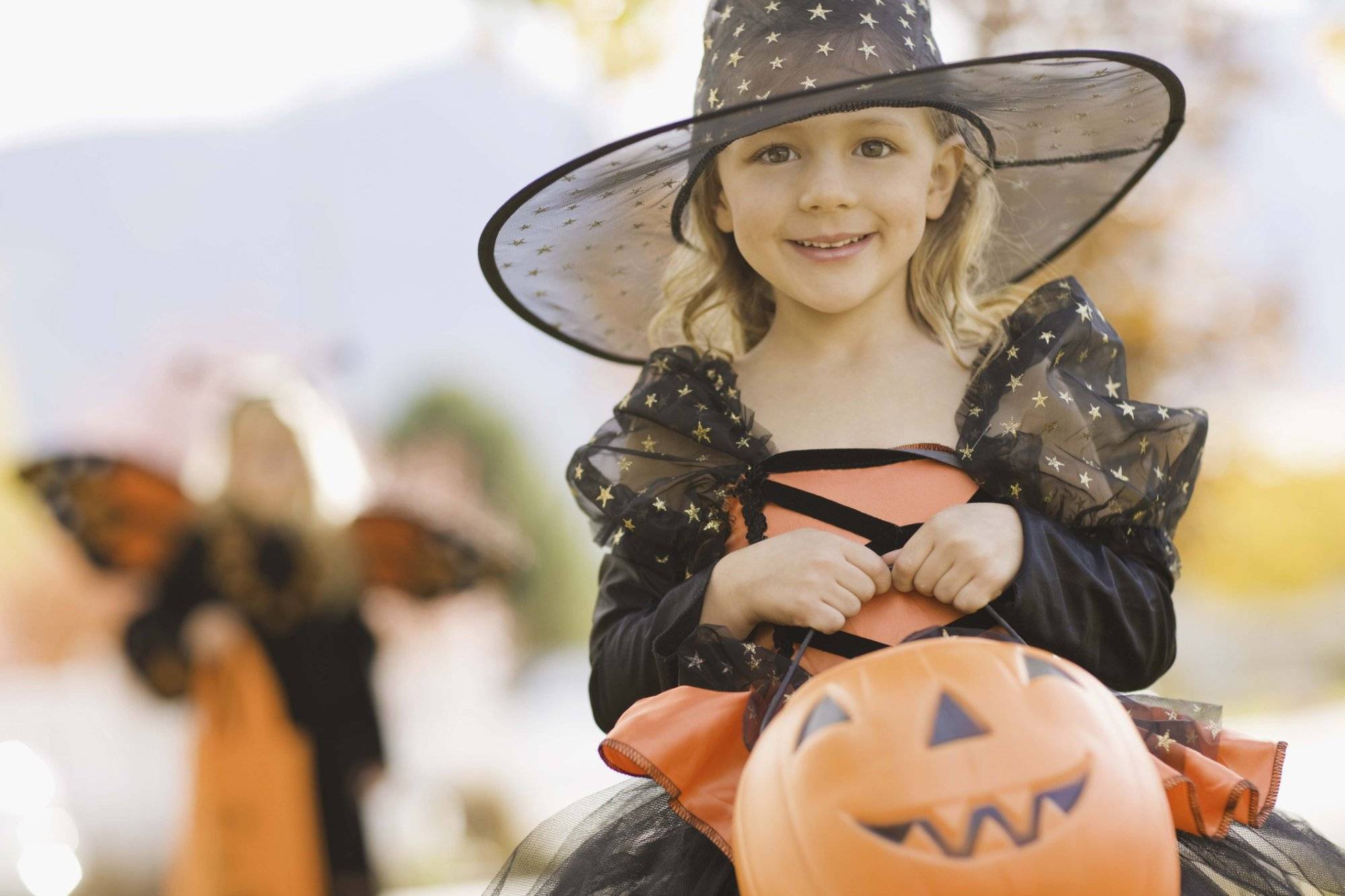 Girl in Halloween costume Girl in Halloween costume